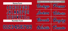 Red Navy-White Classic Authentic Baseball Jersey 3
