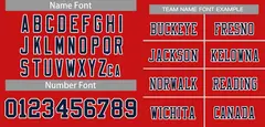 Red Navy-White Classic Mesh Authentic Football Jersey 5