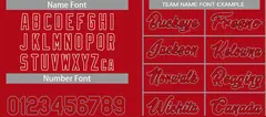 Red Navy-White Classic Team Basketball Jersey 4