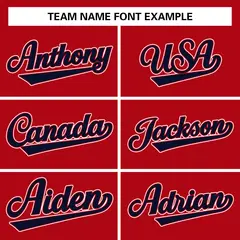 Red Navy-White Raglan Sleeves Varsity Full-Snap Letterman Jacket 5