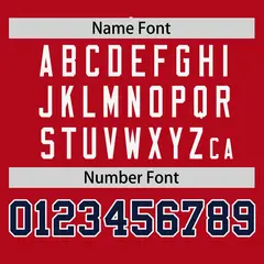 Red Navy-White Stripe Raglan Authentic Baseball Jersey 4