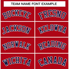 Red Navy-White Two Tone Classic Full-Snap Letterman Jacket 3