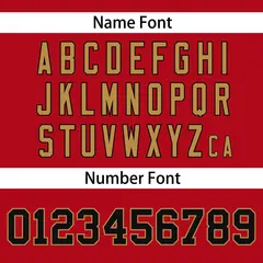 Red Old Gold-Black Stripe Raglan Baseball Jersey 4