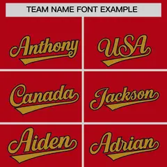 Red Old Gold Navy Gradient Raglan Varsity Letterman Jacket 3