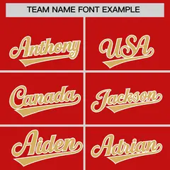 Red Old Gold Varsity Full-Zip Letterman Jacket Hoodie 5