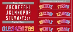 Red Powder Blue-White Curved Classic Sets Basketball Jersey 4