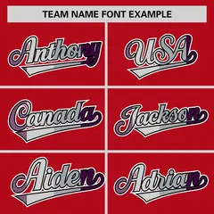 Red Pride Month Classic Baseball Jersey 3