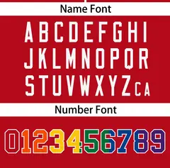 Red Rainbow Pride Month Raglan Baseball Jersey 4