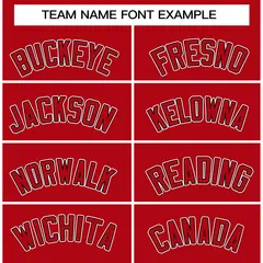Red Red-Black Raglan Sleeves Varsity Letterman Jacket 5
