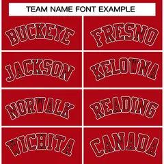 Red Red-Black Raglan Sleeves Varsity Letterman Jacket 5