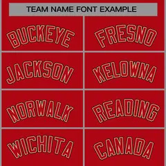Red Red-Khaki Raglan Varsity Full-Snap Letterman Jacket 5