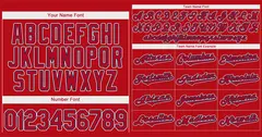 Red Red-White Classic Style Baseball Jersey 3