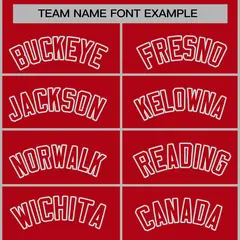 Red Red-White Classic Varsity Full-Snap Letterman Jacket 3