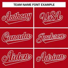 Red Red-White Classic Varsity Full-Snap Letterman Jacket 3
