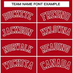 Red Red-White Classic Varsity Full-Snap Letterman Jacket 3