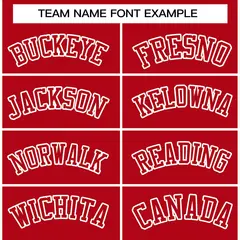 Red Red-White Classic Varsity Full-Snap Letterman Jacket 5