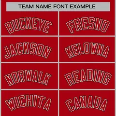 Red Red-White Raglan Sleeves Varsity Full-Snap Letterman Jacket 3