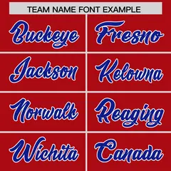 Red Royal and Gray Gradient Sides Fashion Football Jersey 3