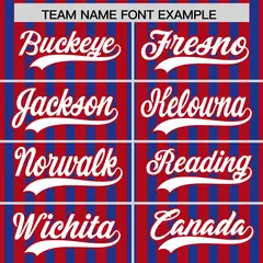 Red Royal Blue American Flag Graffiti Baseball Jersey 3