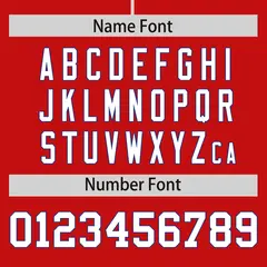 Red Royal Phonetic Rhythm Authentic Baseball Jersey 4