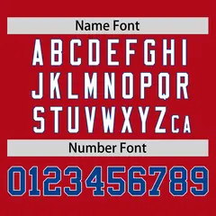 Red Royal Raglan Sleeves Authentic Baseball Jersey 4