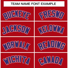 Red Royal-Red Raglan Sleeves Varsity Full-Snap Letterman Jacket 5