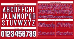 Red Royal-White Classic Authentic Baseball Jersey 2