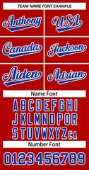 Red Royal-White Classic Basketball Jersey 3