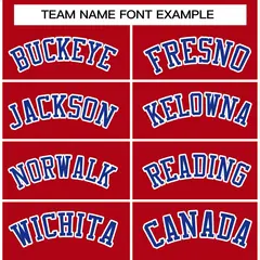 Red Royal-White Classic Varsity Full-Snap Letterman Jacket 3