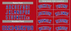 Red Royal-White Curved Classic Sets Basketball Jersey 4