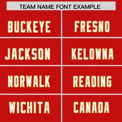 Red Shoulder Cut Two-Tone Authentic Football Jersey 3