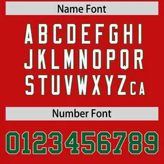 Red Shoulder Cut Two-Tone Authentic Football Jersey 4