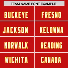 Red Shoulder Cut Two-Tone Authentic Football Jersey 3