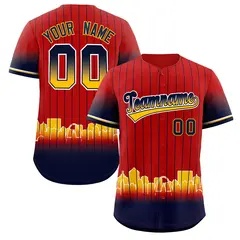 Red St. Louis City Silhouette Baseball Jersey 1