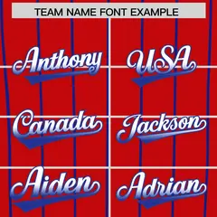 Red Toronto City Silhouette Authentic Baseball Jersey 3