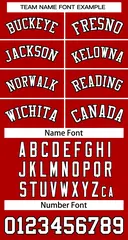 Red White-Black Classic Basketball Jersey 2