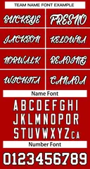 Red White-Black Classic Basketball Jersey 3