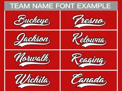 Red White-Black Classic Hockey Jersey 3
