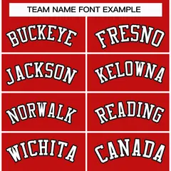 Red White-Black Classic Hockey Jersey 3