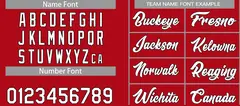 Red White-Black Classic Team Basketball Jersey 4