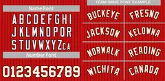 Red White-Black Stripe Authentic Fashion Baseball Jersey 3