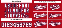 Red White Classic Authentic Pullover Baseball Jersey 3