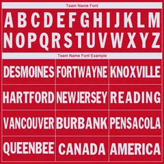 Red White Classic Men/Boy Athletic Basketball Jersey 4