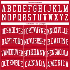 Red White Classic Sport Game Basketball Jersey 4