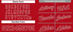 Red White Classic Sports Uniform Basketball Jersey 4