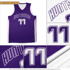 Red White Double Side Men/Boy Basketball Jersey 3