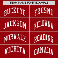 Red White Full-Snap Faux Leather Raglan Sleeves Letterman Jacket 3