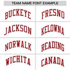 Red White Full-Snap Faux Leather Raglan Sleeves Letterman Jacket 3