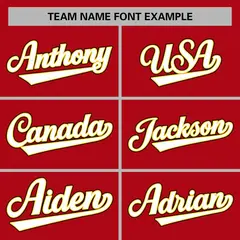 Red White-Gold Classic Varsity Full-Snap Letterman Jacket 3