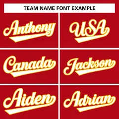 Red White-Gold Classic Varsity Full-Snap Letterman Jacket 3